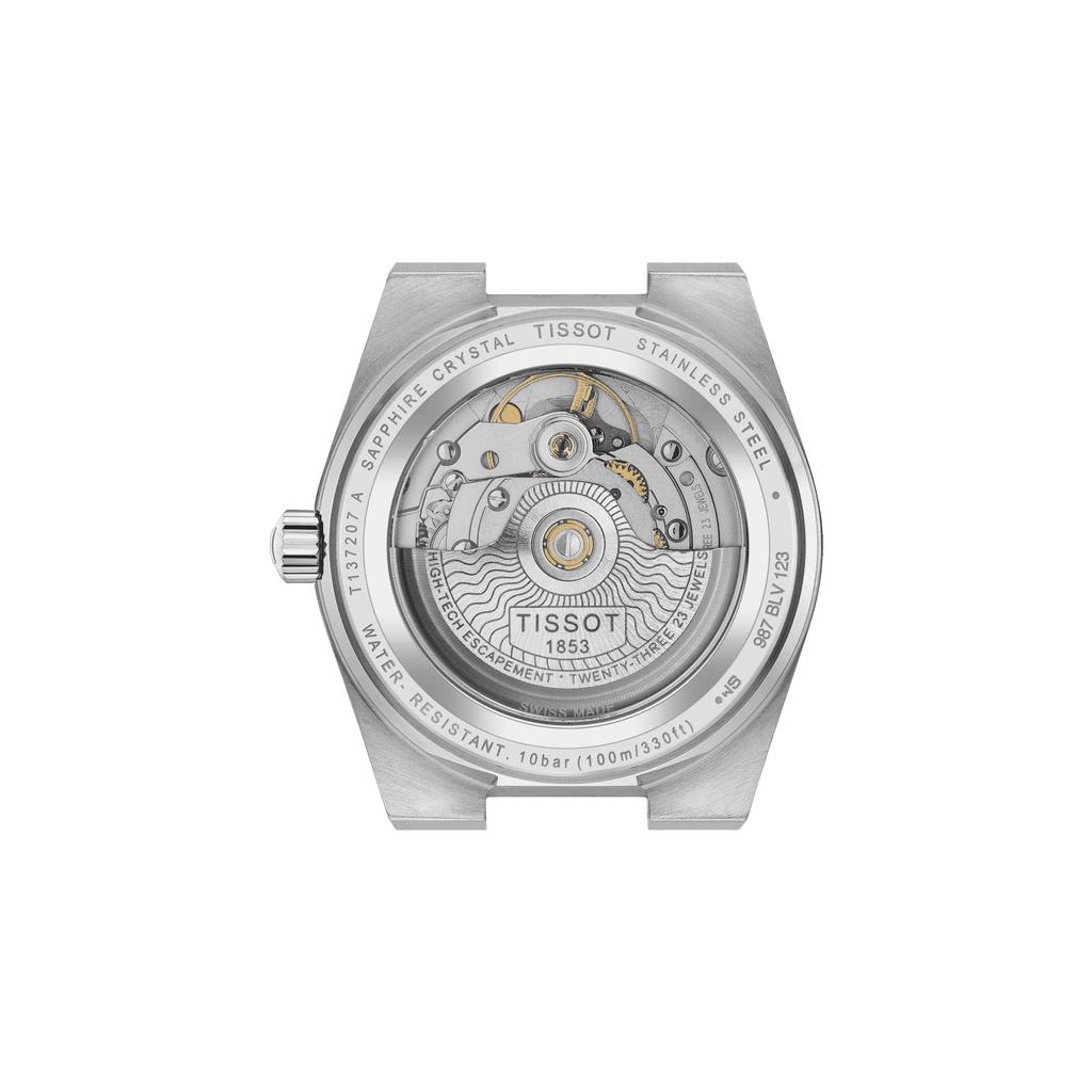 Tissot Мужские модные часы из нержавеющей стали с зеленым циферблатом T137.207.11.091.00