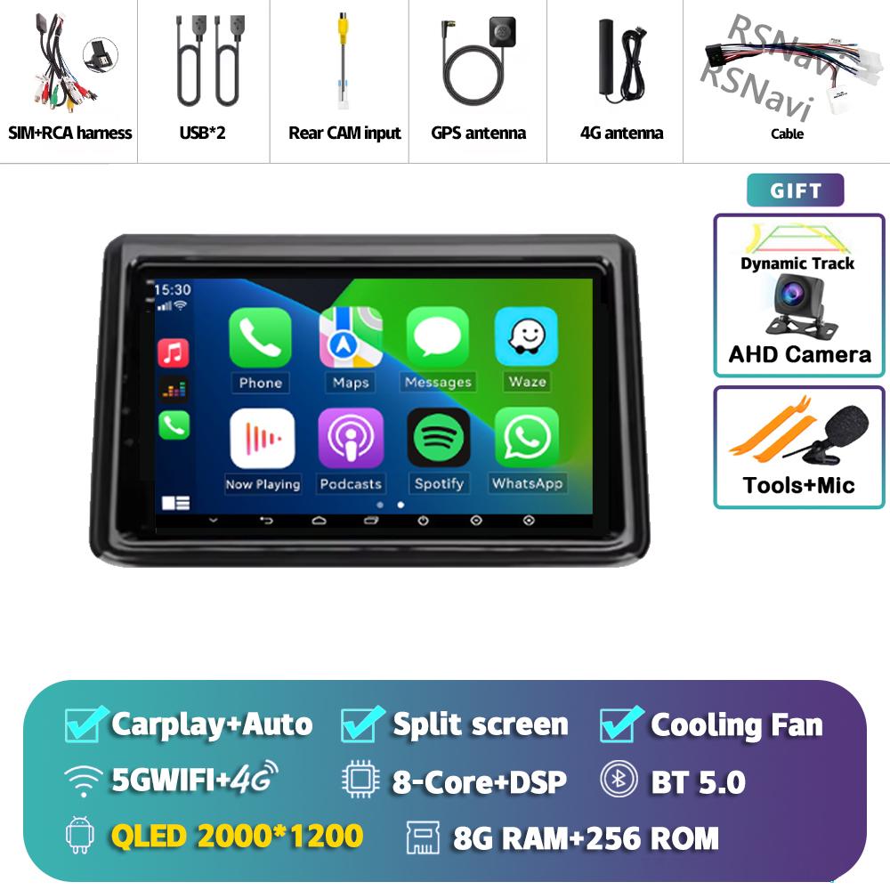 Android 14 Carplay Auto For Toyota Noah 2014 - 2020 Car Radio Player Multimedia stereo Navigation 360 Camera Head Unit AI Voice