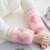 Кружевной пылезащитный нарукавник для защиты одежды, офисный кухонный рукав для улицы, розовый