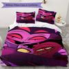 Greninja Pattern Bedding,Quilt Set Quilt Cover Pillowcase Home Birthday Gift (1*duvet cover+2*pillowcase,without core)ZSJT0917046