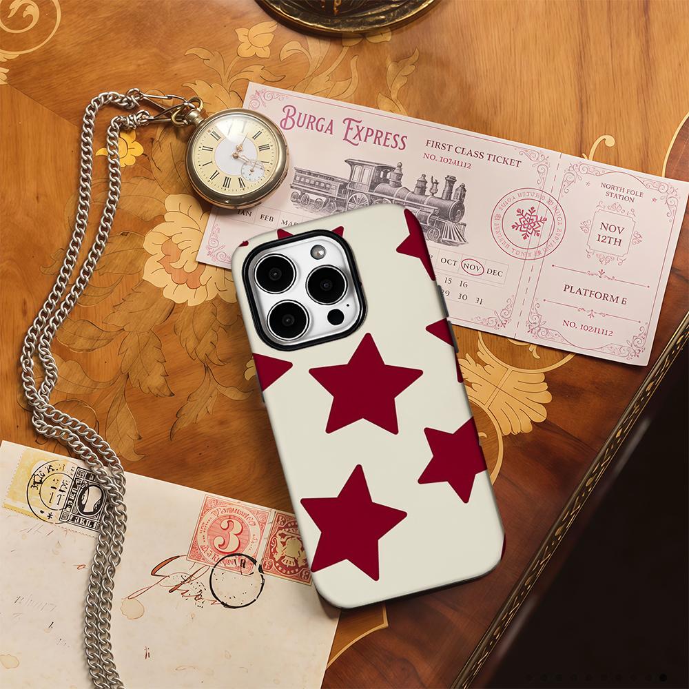 Крем-красный чехол для телефона с сердцем для IPhone 16 15 14 13 12 11 X XS XR XSMAX 7 8 Pro Max Plus Двухслойный задний чехол