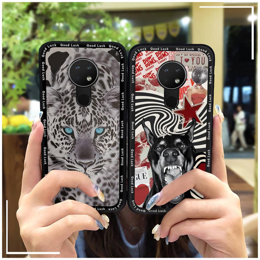 Full Wrap Protective Phone Case For Nokia 6.2/7.2 Fashion Design Cartoon Cute Anti-knock Dirt-resistant Anti-dust TPU