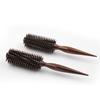 10/12/14Rows Anti Static Wood Boar Bristle Hair Round Brush Hair Dryer Styling Tool Teasing Brush For Hair Curly Comb Hair Brush