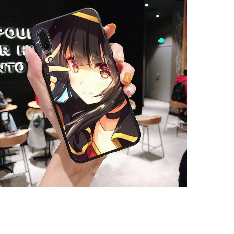 Чехол для телефона японского аниме Konosuba Megumin для Huawei P30 plus P8 lite P9 lite, чехол для Psmart P20 pro P10 lite