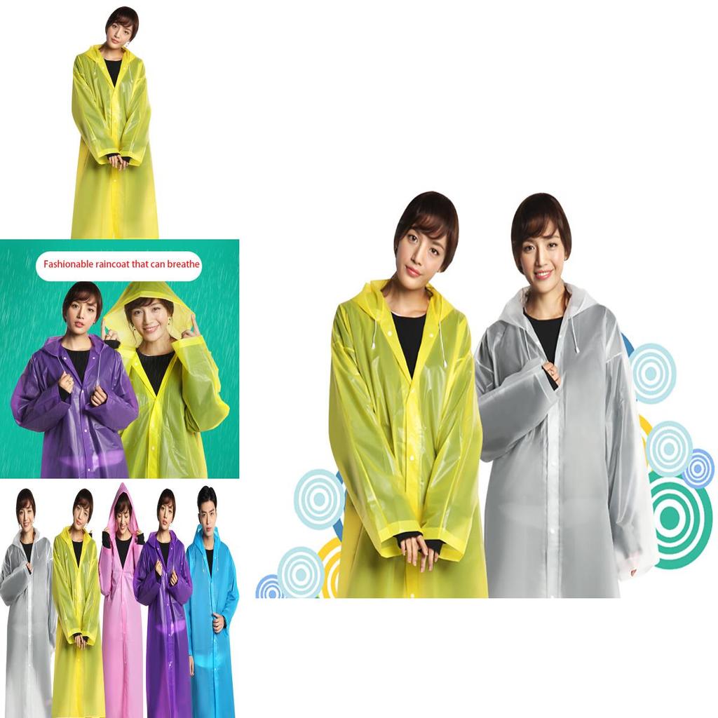 Premium Quality Adult Raincoat Thickened Poncho Conjoined Non Disposable Raincoat For Unisex Wear