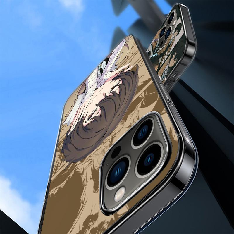 Плакат Bungo Stray Dogs Чехол для телефона с аниме для iPhone 17 Air 16 Pro Max 16E 15 + 14 Plus 11 12 13 Mini 7 8 SE Подарок Печатная обложка Веселый