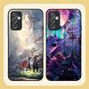 Чехол для телефона Final Fantasy для Samsung S24 Ultra S23 S22 S20 Fe S21 Plus A54 A34 A24 A53 A13 A16 Стеклянная задняя крышка