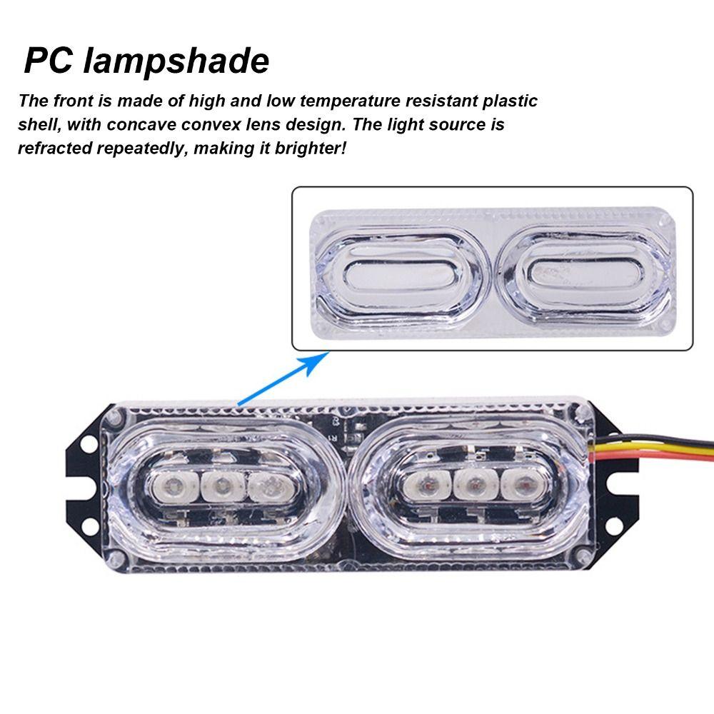 Задний фонарь Сигнал поворота Светодиодный стробоскоп Стоп-сигнал Автомобильный ДХО Мигающий стоп-сигнал Автомобильный полицейский предупреждающий фонарь