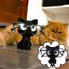 Черный Кот Держатель для Очков Подставка Мини Настольное Хранение Подставка для Очков Солнцезащитных Дисплей Украшение Многофункциональный Настольный Держатель