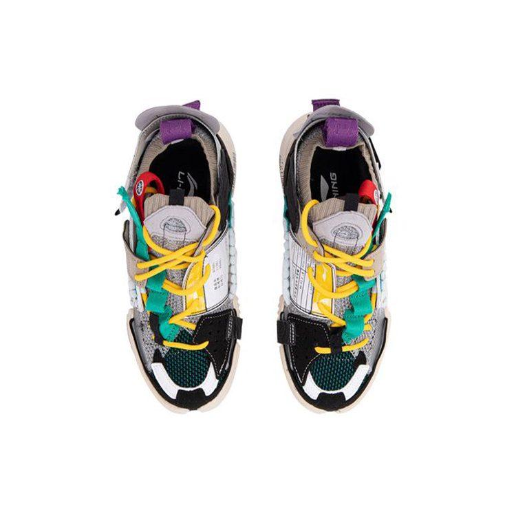 Li Ning Essence 2 Образец на продажу SFS Кожа Нескользящие и дышащие Средняя высота Повседневная обувь Женская AGBQ066-3