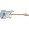Fender Junior Collection Stratocaster? Short-Scale Guitar, Made In Japan, Maple Fingerboard, Satin Daphne Blue, with Soft Case