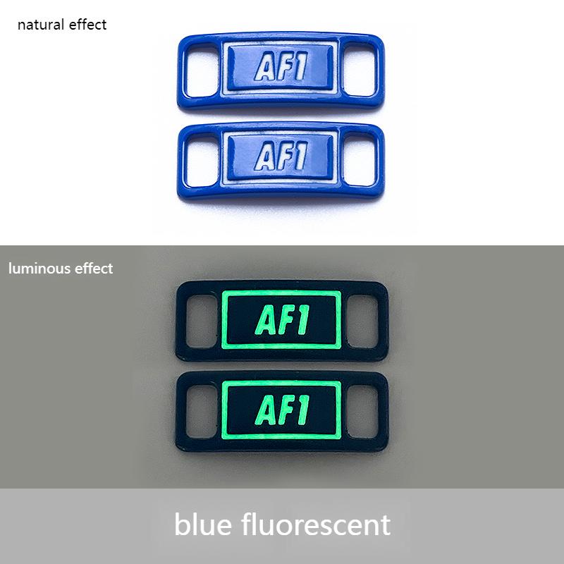 № 8, 2 шт., шнурки с флуоресцентной пряжкой для обуви, светящиеся шнурки для кроссовок AF1, аксессуары для обуви, декоративные шнурки