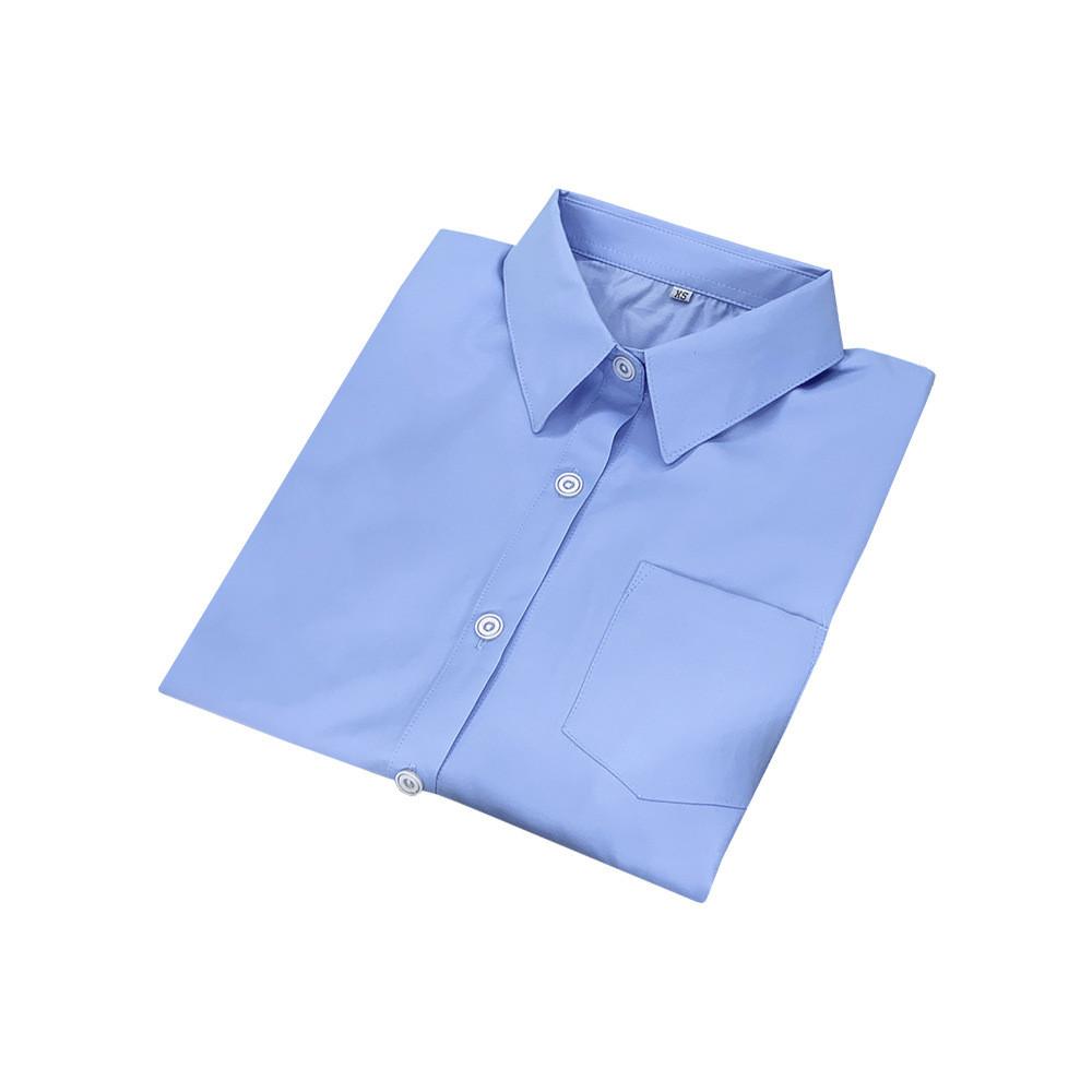 Girl School Uniform Shirt With Pure Cotton And Polyester Blend For Casual Wear