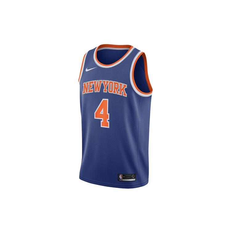 Nike Баскетбольная форма SW Fan Edition City Edition, New York Knicks, Роуз Размер 4 Мужская Синяя CW3675-407