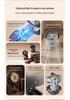 Silent USB Clip-on Desktop Fan with Light and Oscillation for Home and Dorm Use