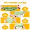 6Pcs Cotton Bowl Covers Elastic Food Storage Bowls Cover 3 Sizes Reusable Kitchen Dish Covers for Bread Proofing Food Leftover