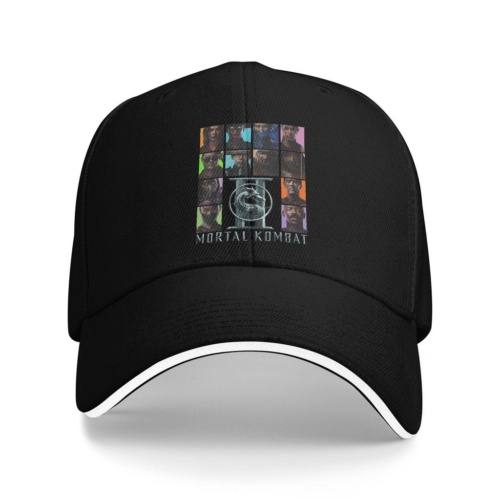Mortal Kombat Kano Black Dragon Baseball Caps Hip Hop Sandwich Hat Unisex Women Adjustable Caps Hat Fishing