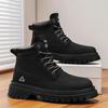 New Fashion Autumn And Winter Men's High Top Martin Boots Students Male Boys Trending Soft Sole Work Shoes Labor Protection Martin Sneakers