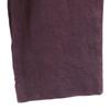 HERMES Made in Italy Linen Wide pants 34 Bordeaux Women Used