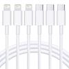 Кабель данных PD Type C на Lightning, сертифицированный MFI, 20 Вт, USB C, для быстрой зарядки iPhone 14 13 12 11 X, iPad, 1 м