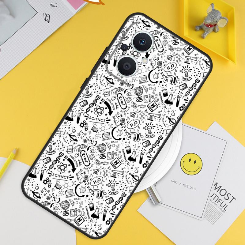 Винтажная химическая лаборатория Для OPPO Reno 8T 11F 12F 13F 14F 7 8 Lite 10 11 12 13 14 Pro OPPO Find X9 X8 X5 X6 Pro Чехол