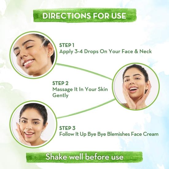 Mamaearth Сыворотка для лица Bye Bye Blemishes с шелковицей и витамином С для пигментации и темных пятен | Осветляет и выравнивает тон кожи