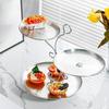 Cupcake Stand Pastry Serving Tray 3 Tier Modern Stainless Steel Dessert Snack for