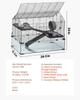 Wire Hamster Cage Habitat 29.5in Rodent Gerbil Small Animal House