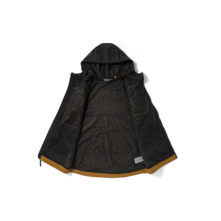 Timberland Куртка с капюшоном Color Block, мужская верхняя одежда, пшеничная A2CEF-P56