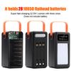 Battery Storage Box 21/28 X18650 Super Fast Charging Power Bank Case 10W 22.5W PD QC4.0 3.0 18650 Holder with Camping Light Line