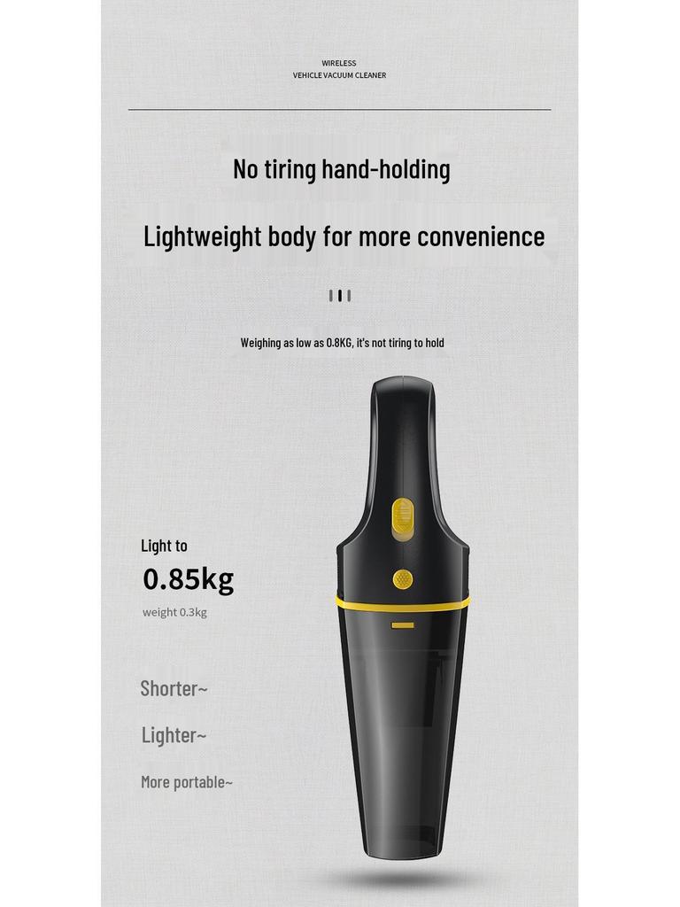 Мини-ручной портативный пылесос высокой мощности двойного назначения для автомобиля и дома