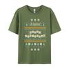 Christmas Letter Pieces Ugly Sweater T-Shirts Snow Scene Print Tops Tees Fashion Cotton Tees Custom New Tops & Tees