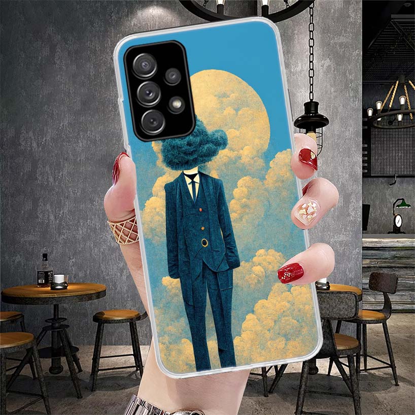 Мягкий чехол для телефона с рисунком Рене Магритта для Samsung Galaxy S22 S23 S24 S25 Edge S26 Ultra S20 FE S21 Plus + Fundas Coque Galaxy S20 S2