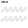 20Pcs Adhesive Data Cable Charging Wire Holder Clips Wall Desk Cord Organizer