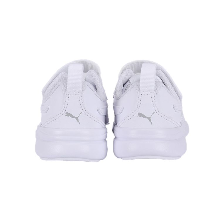 Puma Flex Essential Velcro Sports Durable Shock Absorption Low Top Kids Running Shoes Kids Running Shoes White 190679-10