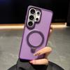 Matte Translucent For Magsafe Kickstand Ring Holder Case For Samsung Galaxy S26 S25 Edge S24 S23 FE Ultra Plus Magnetic Cover