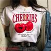 Sweet Strawberry Cherry Casual T-Shirts Gothic Tee Shirt Harajuku 90s Tshirt Women Summer Tops Streetwear Clothes