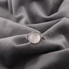 Rose Quartz Ring Jewelry, 925 Sterling Silver Ring, Handmade Adorable Gemstone Meditation Jewelry Ring For Memorial Day