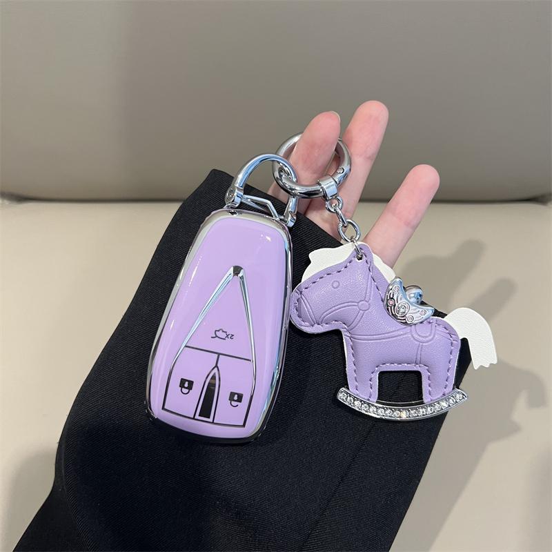 TPU Shell Fob For Changan CS75 PLUS CS35 PLUS CS55PLUS Eado UNI-T UNI K Oushang X5 X7 EV 2019 2020 Car Key Case Cover