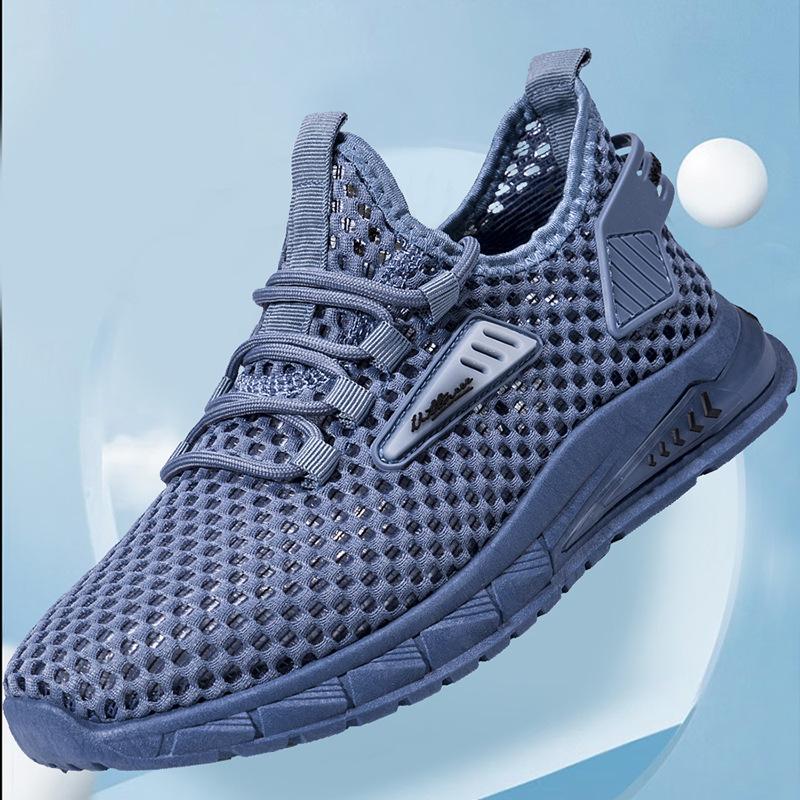 Oversized Men's Shoes Hollow-out Breathable Casual Net Shoes Men's Summer Style All Sports Fashionable Shoes