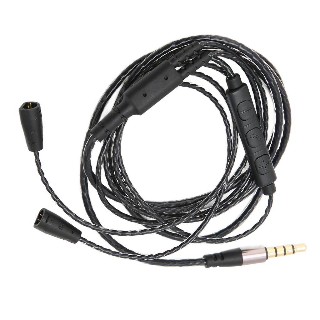 OFC Headphone O Cord Replacement O Cable with Volume Control and Mic Function for IE 8 IE 80