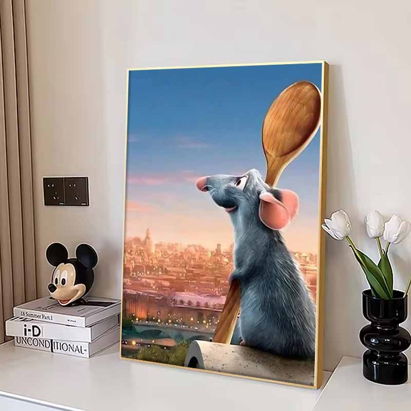 Disney 5D DIY Алмазная Живопись Украшения Еда Фэнтези Тема Иллюстрации Алмазная Вышивка и Стразы Набор для Вышивки Крестом Ручная Работа
