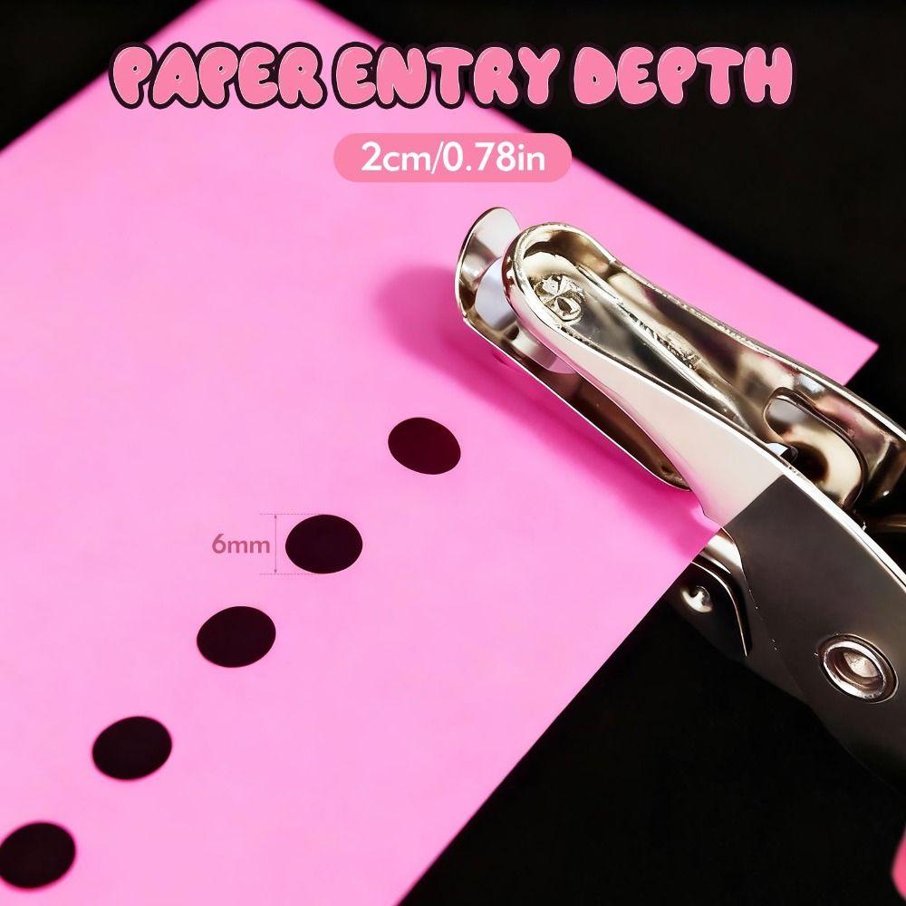 Сделай сам Маленький дырокол для бумаги Круглое отверстие Ручной Дырокол для кругов Школьный Офисный Переплет Канцелярские товары