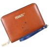 Passbook passbook card can also hold a bellows with strap [SNOOPY] case, holder, case, seal, style, (brown) [product]