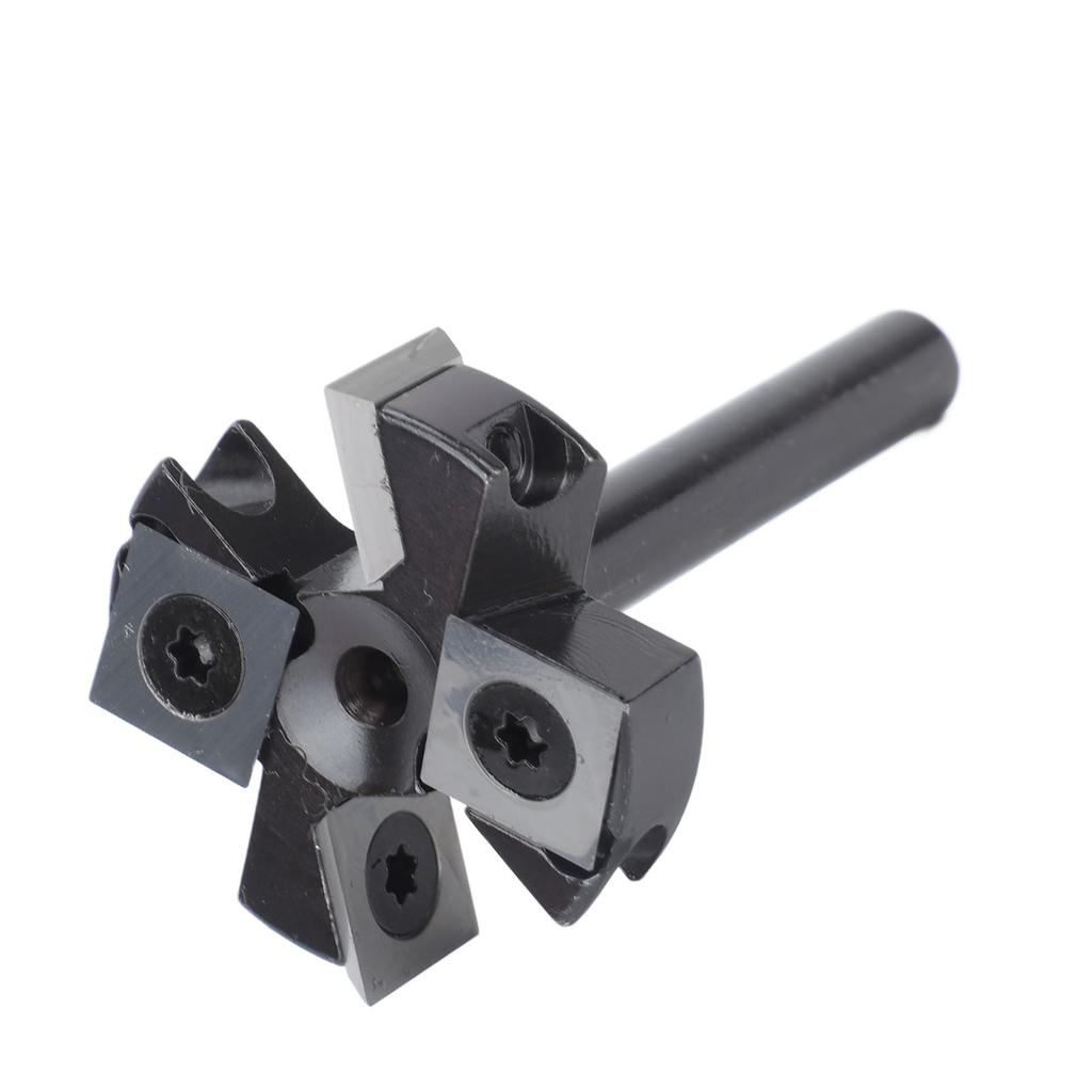 Фреза для обработки поверхности Spoilboard с ЧПУ, хвостовик 8 мм, 4-канавочная, выравнивающая пластину, твердосплавная вставка, тип фрезы