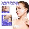 60 шт. Патч для подтяжки лица, подтягивающий кожу, для похудения подбородка, для лифтинга мышц, от отечности, для скульптурирования