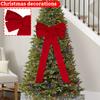 Рождественская гигантская елка замшевый бант рождественское украшение