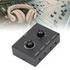 3.5mm Stereo Stereo Passive Switcher 1 In 4 Out 4 In 1 Out Manual Selector  For Speaker