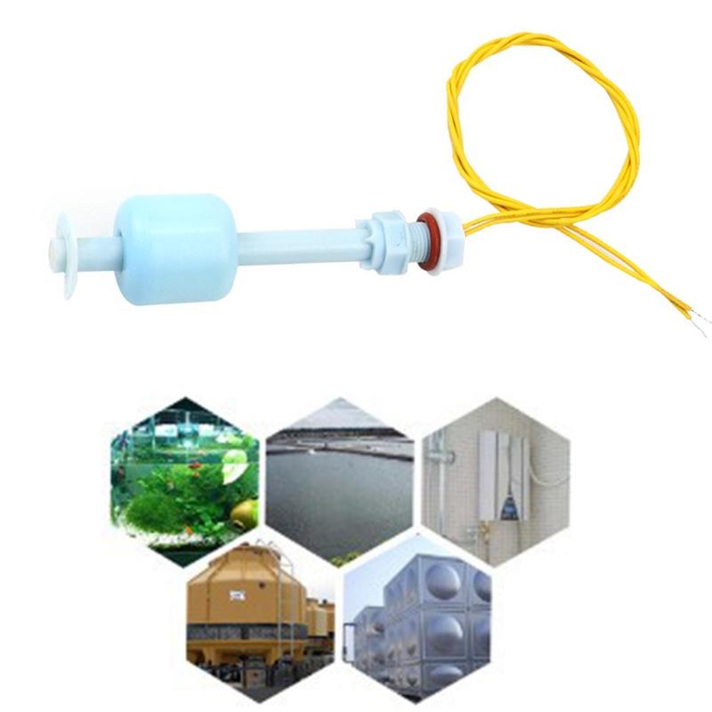 Пластиковый поплавковый выключатель PP Рыба для аквариума Датчик уровня жидкости 10 мм Автоматический датчик контроллера уровня Синий и желтый
