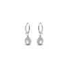 Boucles d'oreilles Luxenter en argent 925 avec zircon brillant plaqué finition en rhodié - Shiyi